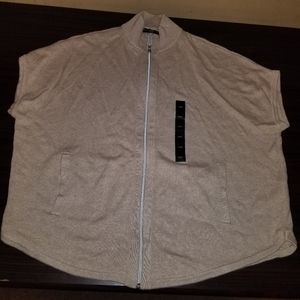 Oversized zip up sweater